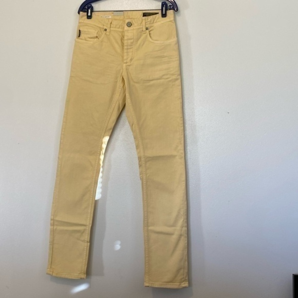 Jack & Jones yolk yellow pocket button fly jeans 30x32